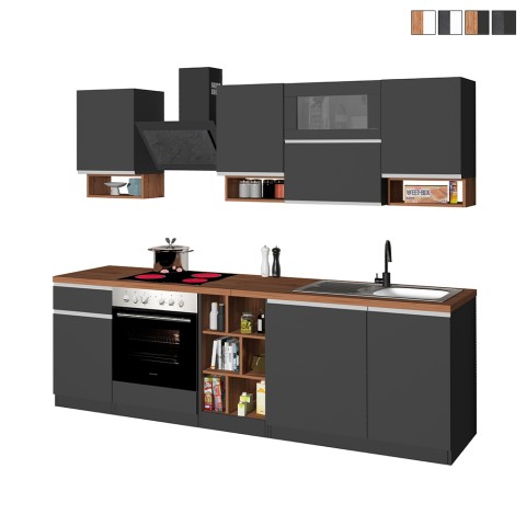 Komplet modulært køkken i moderne design 256cm Essence Kampagne