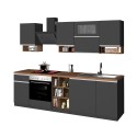 Komplet modulært køkken i moderne design 256cm Essence Omkostninger
