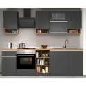 Komplet modulært køkken i moderne design 256cm Essence 