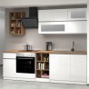 Komplet modulært køkken i moderne stilrent design 256cm Unica 