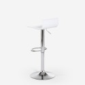 Juneau gennemsigtig drejelig barstol med moderne design til bar og køkken Køb