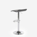 Clayton moderne minimalistisk drejelig barstol med krombelagt metal Egenskaber