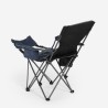 Trivor foldbar campingstol med justerbar ryglæn og fodstøtte Tilbud