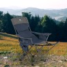 Trivor foldbar campingstol med justerbar ryglæn og fodstøtte På Tilbud