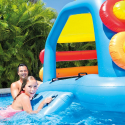 Intex 58294 Flydende ø bademadras med rutsjebane til børn pool strand Udvalg