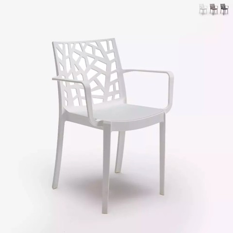 Matrix Armchair BICA spisebordsstole med armlæn plastik spisestole Kampagne