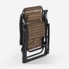 Foldbar zero gravity udendørs lænestol med nakkestøtte Elgon Udvalg