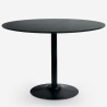 Rundt spisebord i moderne stil 120cm i sort træ Blackwood+ Kampagne