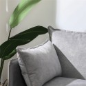 Moderne 2-personers sofa til stuen polstret i grå stof Bonn Udsalg