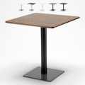 Horeca 70x70cm lille firkantet bord spisebord til stue restaurant café bar Kampagne