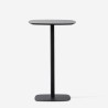 Firkantet højt bord til barstole 60x60cm i moderne stil Arven Udvalg