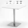 Horeca 70x70cm lille firkantet bord spisebord til stue restaurant café bar