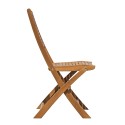 Sammenklappelig havestol i træ til udendørs brug på altan eller terrasse Giava På Tilbud