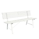 3-personers klassisk udendørs havebænk i jern 150x57x76cm Iven Egenskaber