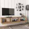 Svævende vægmonteret TV-bord med 3 låger 180cm i moderne design Damla Egenskaber
