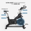 Motionscykel 18 kg svinghjul professionel fitness cykel til spinning Athena Udsalg