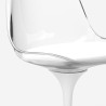 Sæt med rundt bord 80cm i marmoreffekt og 2 gennemsigtige hvide Tulip stole Vixan Egenskaber