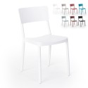 Liner AHD design spisebords stol stabelbar i farverig polypropylen 