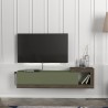 Vægmonteret tv-møbel med låge 150cm til moderne stue Volare 