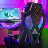Gaming stol ergonomisk og justerbar med RGB lys Gundam På Tilbud