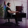Gaming stol ergonomisk og justerbar med RGB lys Gundam 