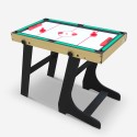 Foldbart multifunktionelt bord til spil 3-i-1 billard bordtennis bordhockey Texas Rabatter