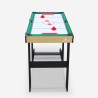 Foldbart multifunktionelt bord til spil 3-i-1 billard bordtennis bordhockey Texas Mål