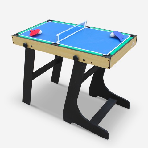 Foldbart multifunktionelt bord til spil 3-i-1 billard bordtennis bordhockey Texas Kampagne