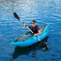 Bestway 65115 HF Cove Champion oppustelig kajak gummibåd kano 1 person På Tilbud