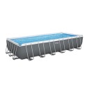 Bestway 56475 Power Steel 732x366x132 cm rektangulær fritstående pool Kampagne