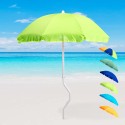 Dioniso GiraFacile 180cm patenteret strand parasol af bomuld med anker 