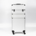 Sirius makeup trolley kufferten aluminium med 4 hjul til rejser Valgfri
