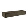 Domino Maxi vægmøbel 88x13x23cm kommode med 2 skuffer vægophængt hylde 