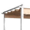 Pergola til haven med skygge 3x3m havepavillon i aluminium Firenze UV Moon Pris
