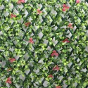Kunstig hæk med udtrækkeligt gitter 2x1m realistiske planter SaTilbud