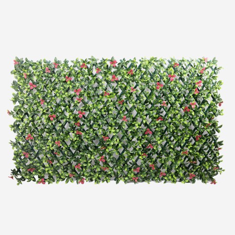 Kunstig hæk med udtrækkeligt gitter 200x100cm realistiske planter Salix Kampagne