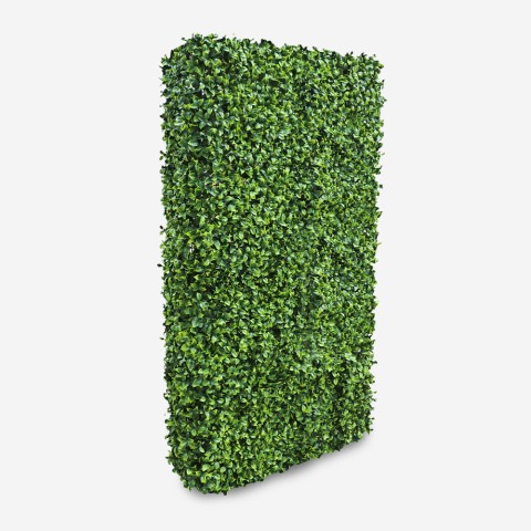 Kunstig hæk 106x33x208cm med realistiske planter til haven Vernas Kampagne