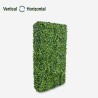 Kunstig hæk 106x33x208cm med realistiske planter til haven Vernas Tilbud