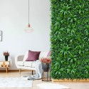 Kunstig hæk 100x100cm realistisk plantevæg til hus og have Farnuk Tilbud