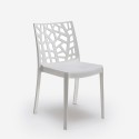 Havemøbelsæt havebord med udtræk 160-220cm og 6 stole i hvid Liri Light 