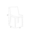 Havemøbelsæt havebord med udtræk 160-220cm og 6 stole i hvid Liri Light 