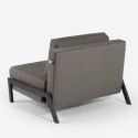 Sovestol foldbar lænestol i velour til stue eller kontor Selene Rabatter