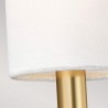 Klassisk moderne væglampe hvid stofskærm Brianna1 Model