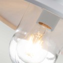 Væglampe til udendørs brug i vintage metal med sensor Klampenborg Mål