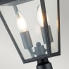 Klassisk udendørs havelampe lygtepæl med 2 lys Alford Place Tilbud