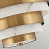 Loftlampe loft lys moderne design hvid gylden Echelon På Tilbud