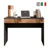 Moderne pladsbesparende kontorbord med skuffe 110x50x76cm Liam Rabatter