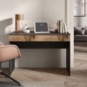 Moderne pladsbesparende kontorbord med skuffe 110x50x76cm Liam Model