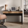 Moderne pladsbesparende kontorbord med skuffe 110x50x76cm Liam Model