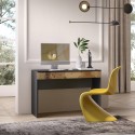 Moderne pladsbesparende kontorbord med skuffe 110x50x76cm Liam Valgfri